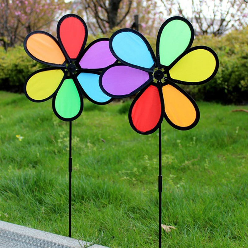 Kids Yard Toys - 【M】1 Adet Renkli Yel Değirmeni Rüzgar