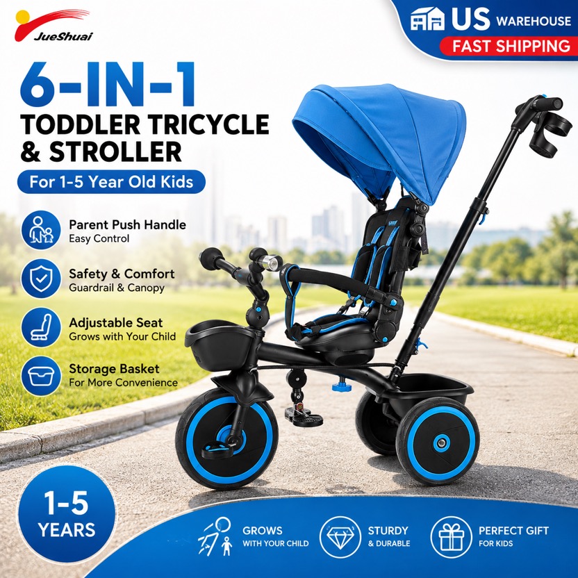Kids Toys 3 Year Old - 1-5 Yaş Çocuklar İçin Üç Tekerlekli
