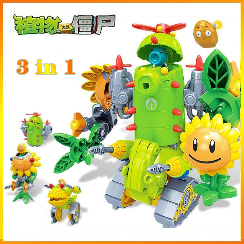 Kids Zombie Toys - 2024 Yeni Bitkiler Vs. Zombiler Robot