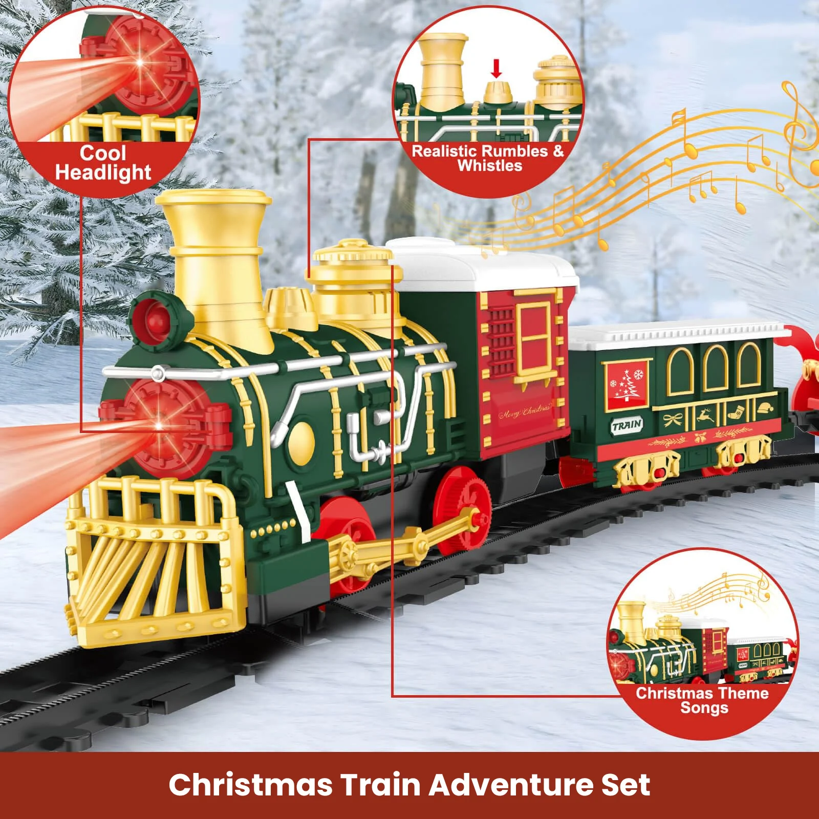 Çocuklar için Buharlı ve Işıkl - Kids Toys Xmas incelemesi ve fiyatı