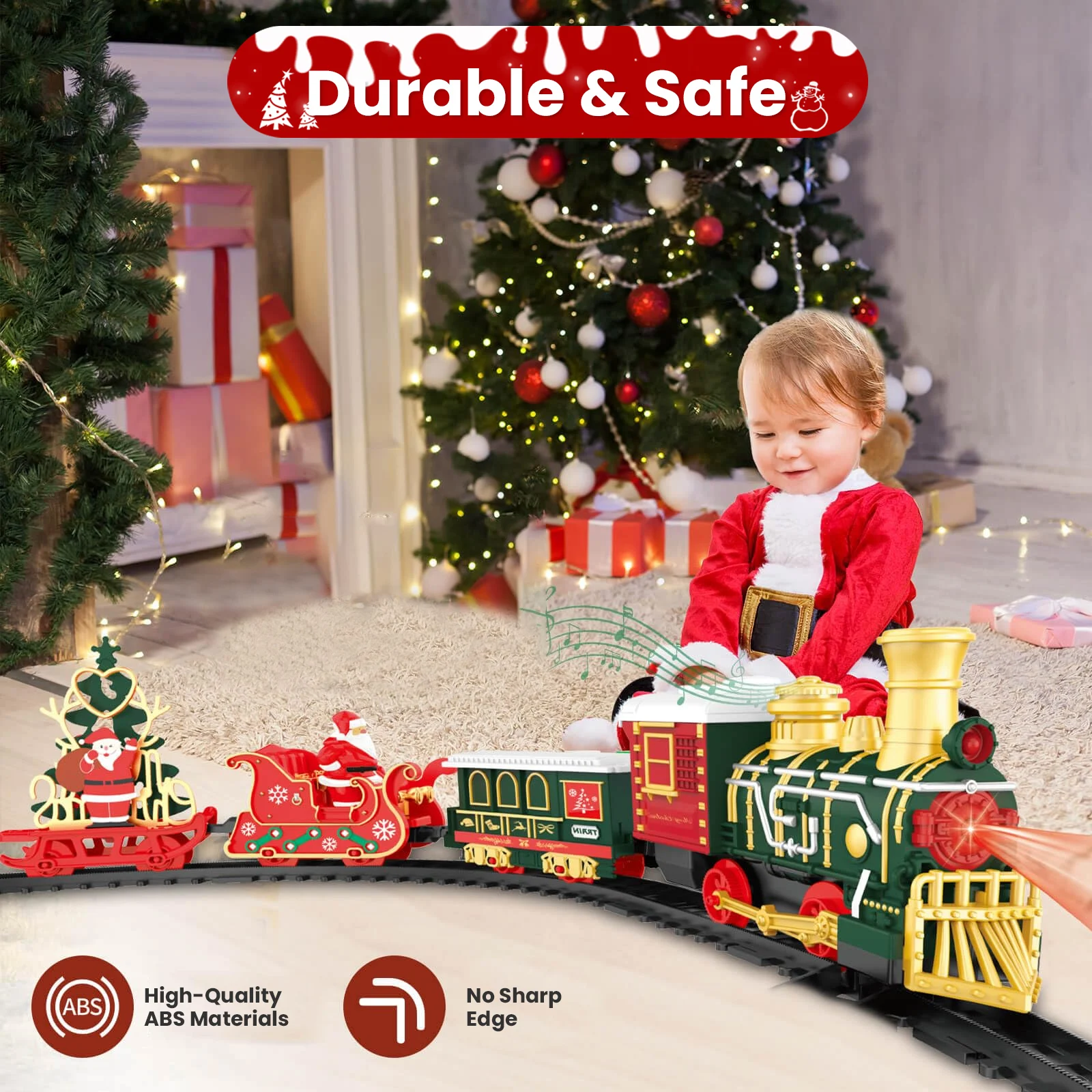 Çocuklar için Buharlı ve Işıkl - Kids Toys Xmas incelemesi ve fiyatı
