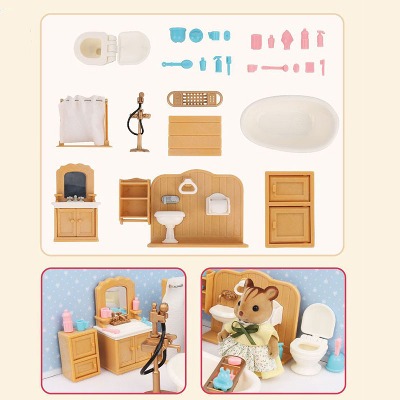 Dollhouse Minyatür Hediye kutu - Kids Toys Kitchen Set incelemesi ve fiyatı