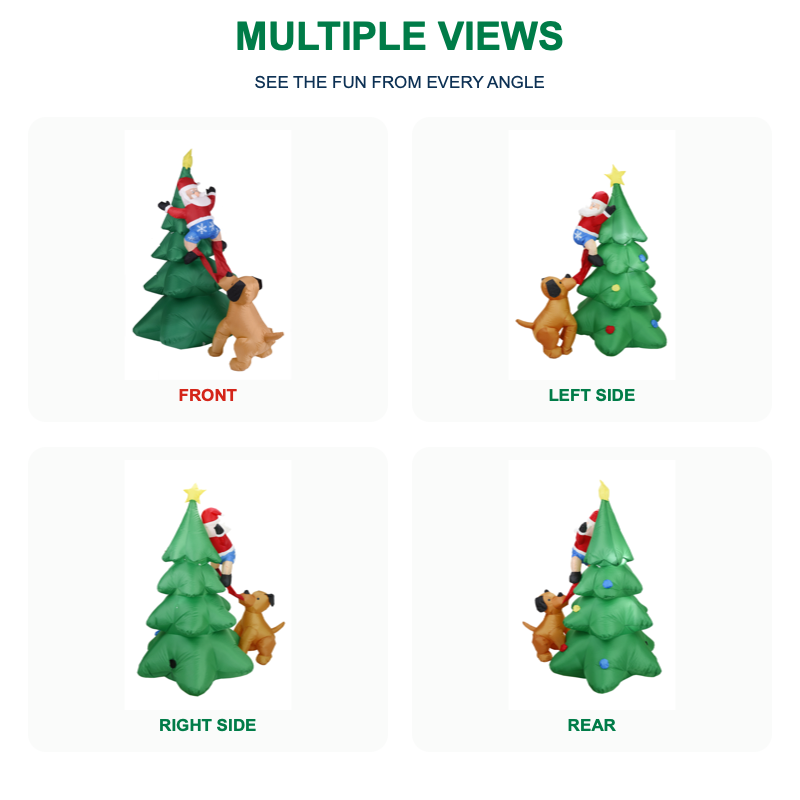 6FT Noel Temalı Şişme Köpek Fi - Kids Yard Toys incelemesi ve fiyatı
