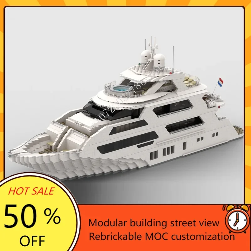 4657 adet özel MOC süper yat s - Kids Toys Xmas incelemesi ve fiyatı